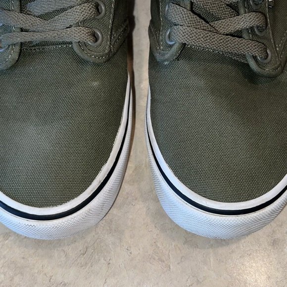 VANS NICE ARMY GREEN LOW SNEAKERS - MENS SZ 9 - Picture 4 of 8